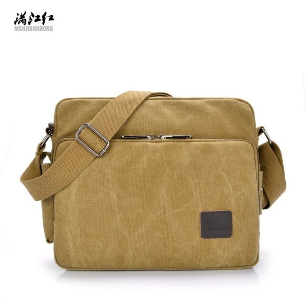 Canvas  bag retro trend of men's business inclined shoulder bag
